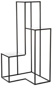 Suport flori KASKADA 85x40 cm negru