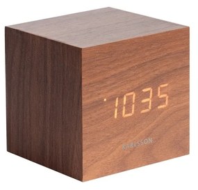 Ceas de masă, de design, Karlsson 5655DW, cualarmă, 8 x 8 cm