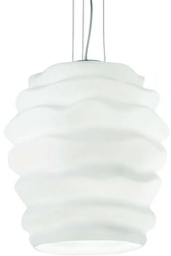 Lustra/ Pendul modern diametru 38cm, KARMA SP1 BIG BIANCO 132365