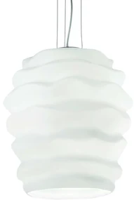 Lustra/ Pendul modern diametru 38cm, KARMA SP1 BIG BIANCO 132365