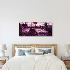 Tablou - Sat fermecat (120x50 cm)