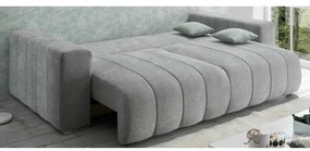 Canapea Extensibila Triton, Gri, 250 x 87 x 115 cm