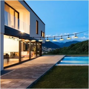Ghirlandă decorativă pentru exterior CRETE 20xE27/230V 25m IP44