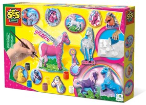 Set creativ mulaj si pictura - Cai fantezie
