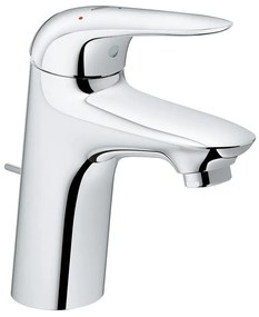 Baterie lavoar Grohe Eurostyle, cu ventil pop-up si maner plin, cold start