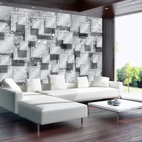 Fototapet - Abstracție gri (152,5x104 cm), în 8 de alte dimensiuni noi