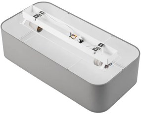 Plafonieră SIRJA SQUARE 2xE27/15W/230V gri