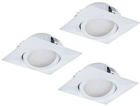 Eglo 95844 - SET 3x Corp de iluminat LED tavan fals PINEDA 1xLED/4,9W/230V