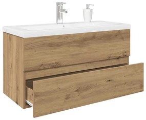 vidaXL Dulap pentru chiuvetă cu chiuvetă încorporată și robinet