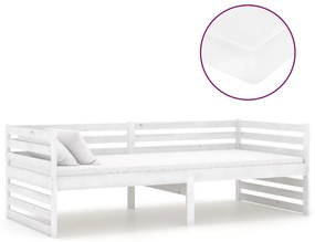 3083650 vidaXL Pat de zi cu saltea, 90x200 cm, lemn masiv de pin