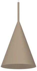 Lustră suspendată pe cablu CAPITAL 1xGX53/15W/230V diametru 17 cm taupe