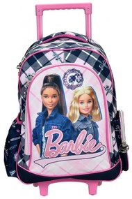Barbie Mode ghiozdan cu roți, 46 cm