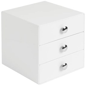 Organizator cu 3 sertare iDesign Original, alb