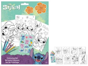 Disney Lilo și Stitch set de colorat cu autocolante