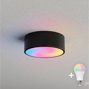 BRILAGI - Plafonieră LED RGBW dimabilă CLARE, 1xE27/12W/230V, Wi-Fi, neagră