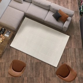 Covor gri deschis-fildeș 80x150 cm Baresa – Universal