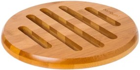 Suport din bambus pentru oalele fierbinți Bambum Valeria, ⌀ 19 cm