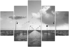 Tablou - Promenada la mal (150x105 cm)