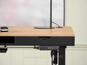 Masă PC Osto 140 (stejar negru + negru). 1109839