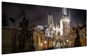 Tablou cu Poarta de pulbere iluminată (120x50 cm), în 40 de alte dimensiuni noi