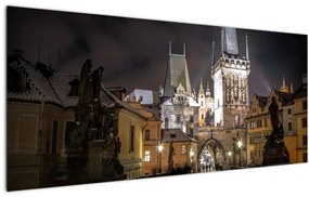 Tablou cu Poarta de pulbere iluminată (120x50 cm)
