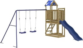 vidaXL Set de joacă pentru exterior, lemn de pin impregnat