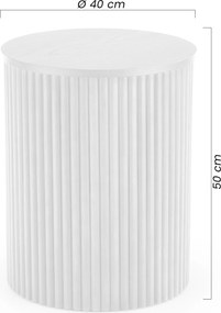 Măsuță de cafea rotundă Tamis 40 cm - natural