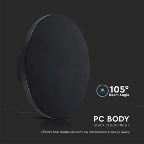 Aplică LED de exterior LED/12W/230V 4000K IP65 negru