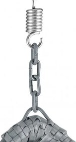 Scaun suspendat gri KOKON fara suport, perna deschisa