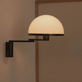 Aplica de perete neagra cu brat articulat DOME