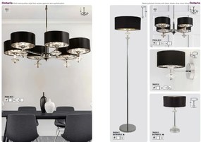 Lampadar, Lampa de podea eleganta Ontario
