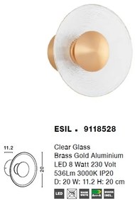 Aplica LED design modern ambiental Esil 8W NVL-9118528
