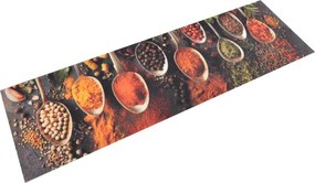 vidaXL Covor de bucătărie lavabil Spoon & Spices, 45x150 cm, catifea