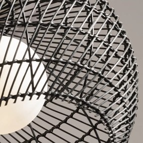 Lustra/Pendul design modern CANE 30cm negru