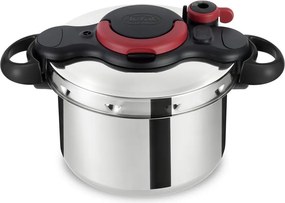 Oală sub presiune din oțel inoxidabil 6 l Clipso Minut Easy P4620768 – Tefal