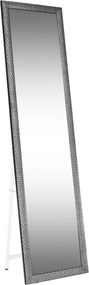 Oglinda LAVAL, negru, metal/lemn, 40x150 cm