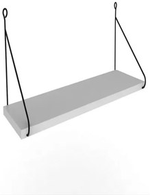 Raft de perete ARMONI 20x72 cm alb