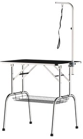 PawHut Masă pentru Toaletat și Tuns Câini sau Pisici cu coș 91.5x61.5x77cm