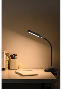 Immax 08998L - Lampă de birou LED+CCT, reglabilă, cu clemă CLIP, 7,5W/230V, neagră