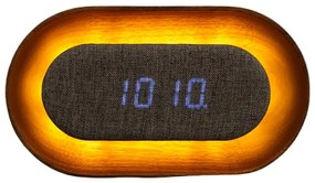 Ceas deșteptător digital Lumos Walnut – Gingko