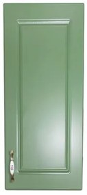Corp superior 30 cu 1 usa Zebra MDF verde drept