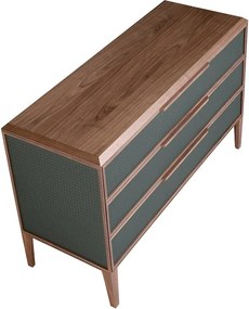 Comoda cu 3 sertare design LUX Dark green