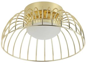 Plafonieră LED BETSY, 12 W / 230 V, Ø 25 cm, aurie