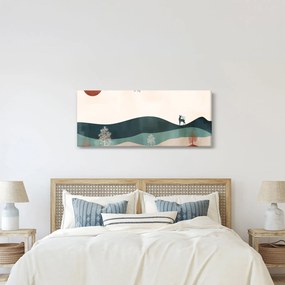 Tablou - Peisaj ilustrat (120x50 cm)