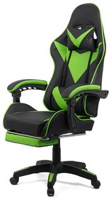 Scaun gaming OFF 299 verde cu negru