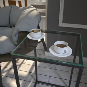 Masă de cafea din sticlă pură