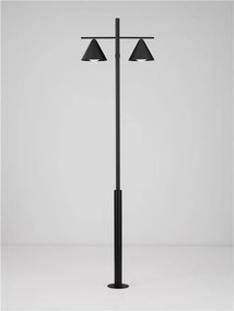 Stalp de exterior IP65 ORIX negru H-220cm