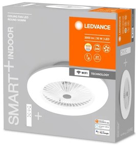 Plafonieră LED dimabilă cu ventilator Ledvance SMART+ LED/35W/230V Wi-Fi + telecomandă