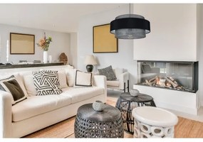 Lustră pe cablu CORSA 1xE27/60W/230V negru/gri