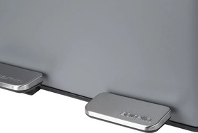 Coș de gunoi gri închis pentru reciclare/cu pedală 2x20 l din oțel Aliya – Spirella